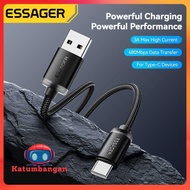 ESSAGER Universal USB Type C Data Cable PD Fast Charging Braided 60W - ES-X60