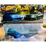 Hotwheels Premium Two Pack Twin Pack Pandem Subaru BRZ Lexus RC F GT3