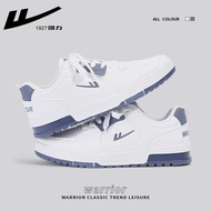 回力（Warrior）男鞋板鞋春季休闲小白鞋子男士百搭运动鞋官方旗舰店 白深蓝 42