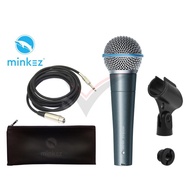 MINKEZ MB-58A Dynamic Vocal Cardioid Microphone Same Function as Behringer BA-85A BA 85A XM8500 XM18