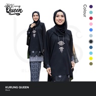 [Baju Kurung Moden] KURUNG QUEEN + CAPE(Black)