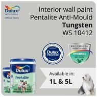 Dulux Interior Wall Paint - Tungsten (WS 10412) (Anti-Fungus / High Coverage) (Pentalite Anti-Mould) - 1L / 5L