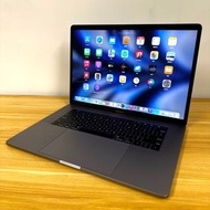 MacBook Pro  帶TouchBar i7六核晶片 16G RAM 512G SSD 15‘’inch吋 2K螢幕mon 2018 獨立顯卡文書設計商務型蘋果手提電腦二手筆記本notebook