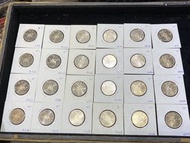 1997年香港壹圓硬幣回歸硬幣（A339 A324 aA0320 A326 A323 A0316 A327 A338 2375 A328 A325 A337e038 e037 A340 A0308 e