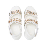 Jelly Bunny Picotee Crystal B21SLSI015 WHT000 Sandals For Women