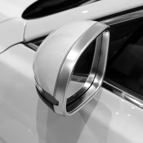 Exterior Side Rearview Mirror Frame Trim For Jaguar XE 15-16 / XF 11-16 And XJ/XJL 2010-2016 Car Acc
