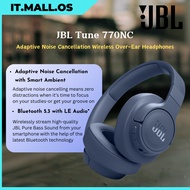 JBL Tune 770NC – Pembatalan Hingar Adaptif, Smart Ambient, Bluetooth 5.3 LE Audio, JBL Pure Bass Sou