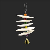 Cuttle Bone Chewing Bird Toy | Cuttlefish Bone Skewer (5 bones)