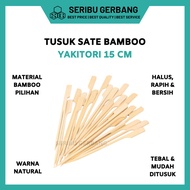 YAKITORI DAYUNG SATIN SKEWER JAPANESE BAMBOO FLAG SKEWER 15 CM