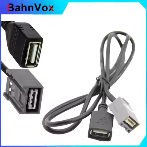Bahnvox For Honda Civic CRV Accord 2008 Excellent Quality-Car 90Cm USB Female Port Cable AUX Adaptor