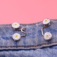 Universal No-Sew No-Nail Waist Adjustment Button Adjustable Jeans Button Waist Size Adjustment Butto
