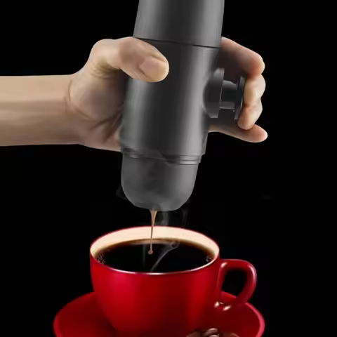 Manual Espresso Device Outdoor Friendly Portable Espresso Machine Hand Pump Coffee Machine Compact M