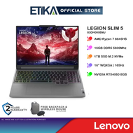 Lenovo Legion Slim 5 83DH000BMJ Gaming Laptop | AMD Ryzen 7 8845HS, 16GB, 1TB, RTX 4060, 16" WQXGA 165Hz, W11 | 16AHP9