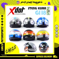 XDOT HELMET G118 (Wonderer/AEIOU/YOLO) 2/3 HELMET TOPI KELEDAR 头盔 (100%ORIGINAL) SIRIM CERTIFIED X-D