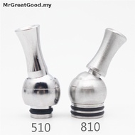 1Pcs 510/810 Drip Tip Can Rotate 360 Degree Rotation Mouthpiece Pipette Dripper Straw Joint