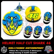 HELMET STENG HALF CUT KURA-KURA SHARK ROSSI 46