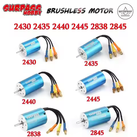 SURPASSHOBBY Brushless Motor 2430 2435 2440 2445 2838 2845 for Wtloys Remo Hobby Timaya Redcat 1/12