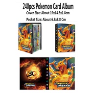 berkas daftar Anime kartun lucu anak Pokemon Map Binder kartu bermain kartu Charizard koleksi buku F