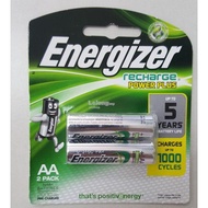 ENERGIZER RECHARGE® POWERPLUS 2'S AA 2000mAH BATTERIES (100% GENUINE)