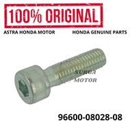 Socket Bolt 8x28 Raiser Bolt Honda CB150R StreetFire K15P CB150X Original AHM 96600-08028-08 Socket 