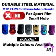 Rays Lock Nut Rays M12X1.25 Wheel Nut Rays Tyre Nut Rays Racing Nut Rays Steel Nut Nut Besi