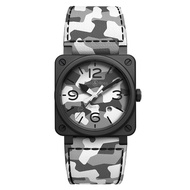 Bell & Ross BR0392-CG-CE/SCA Men's Watch BR 03-92 WHITE CAMO 42mm Automatic Square Limited Edition 9