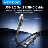 Vention 100W USB Type C Cable 4K60Hz 240W Fast Charging USB C Cable