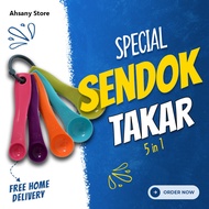 5 in 1 Gram Cake Measuring Spoon Set