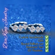 Diamond earrings 18k white gold