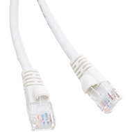 C&E CAT5e Snagless / Molded Boot, Ethernet Patch Cable, White (5ft)