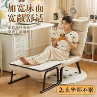 🚢Folding Sofa Bed Nap Single Folding Bed Office Lazy Sofa Sofa Small Apartment Recliner Dual-Use Simple