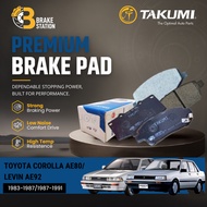 TOYOTA COROLLA AE80 / LEVIN AE92 FRONT (DEPAN) TAKUMI BRAKE PAD