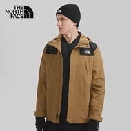 The North Face 防水透氣三合一 男連帽外套 -NF0A81NHYW2 S 棕黑