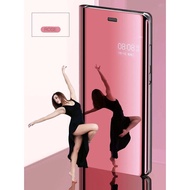 Oppo Reno8 5G สมาร์ทฝาครอบกระจกสำหรับ Oppo Reno 8 Pro Reno8 5G Flip Case วงเล็บหนังกันกระแทกผู้ถือโทรศัพท์ป้องกันกรณี OppoReno8 8Pro