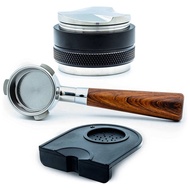 Coffee 54mm Bottomless Portafilter + 53mm Coffee Distributor &amp; Tamper + Tamp Mat for the  Breville Barista Express