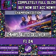 F1 24 [Auto Delivery] [Steam Online & Offline] [Full DLC] Cyber Space PC Game 2024