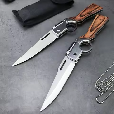 AK47 EDC Folding Knife Multi-Purpose Knife Outdoor Pocket Hunting Survival Knife Tactical Self Defen