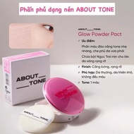 Phấn Phủ Nén Kiềm Dầu Nâng Tone Da About Tone Powder Pact 9g