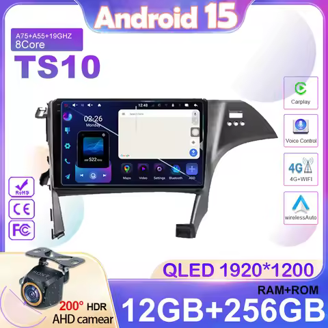 Android 15 For Toyota Prius 3 XW30 2009 - 2015 Right Hand Driver Car Radio Screen Multimedia Player