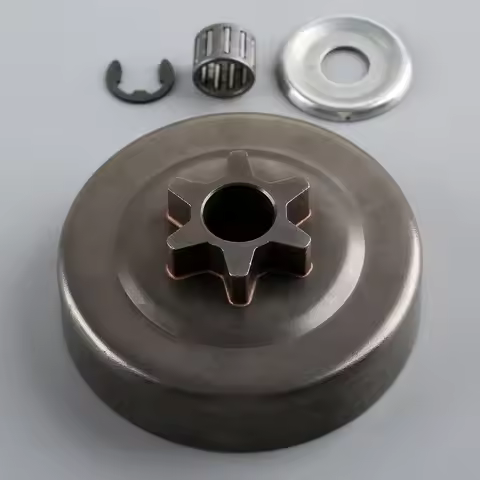 Chainsaw Clutch Drum Sprocket kit 3/8" 6T Washer E-Clip Needle Bearing for Stihl MS170 MS180 017 018