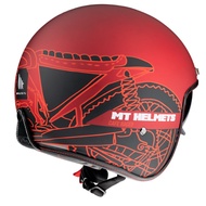 HELMET MT OF507SV LE MANS 2 SV CAFE RACER B5 MATT