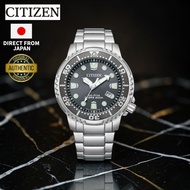CITIZEN Watch Men's Promaster Eco-Drive Solar Diver Gray Silver BN0167-50H