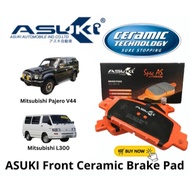 ASUKI Front Ceramic Brake Pad Mitsubishi Pajero V44 l300 p15V p16V Spare Part CF-6018