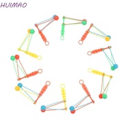 HUIMAO Hand Operated Double Touch Ball Kids Gift Plastic Touch Ball Mini Classic Games 4pcs/Set Touc