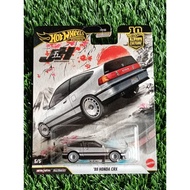 HONDA HOT WHEELS PREMIUM JH 5 '88 CRX JAPAN HISTORCS 5 CAR CULTUREHONDA