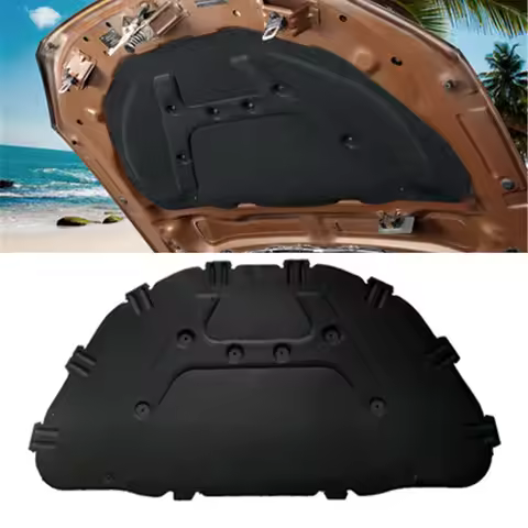 1PC PET Material Fold Shipping For 2010-2015 2016-2021 BMW X1 E84 F48 Car Hood Engine Heat Sound Pad