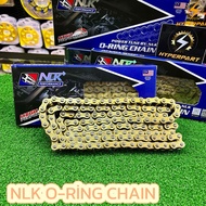 NLK PERFORMANCE ORING GOLD CHAIN RANTAI 415 428 132L PIN RANTAI ORING TAHAN LAMA Y16 Y15 LC135 SRL R