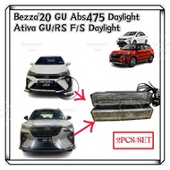 Perodua Ativa/Bezza 2020 ABS Gear Up Front Skirt DRL LED Daylight