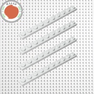 Combo of 4 flat white 1x10 tiles