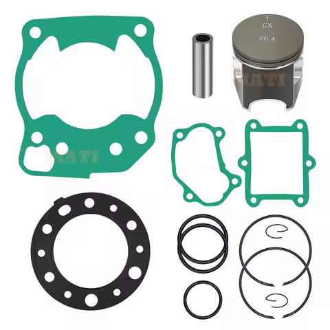 Top End Rubuild Kit STD 66.4mm Piston Rings Gasket Kit For Honda CR250R 1992-1993 1994 1995 1996 131
